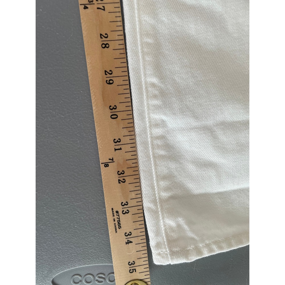 Madewell x Benjamin Talley Smith Jeans Coolidge Low Rise Wide Leg 30 White Chalk - Picture 15 of 16